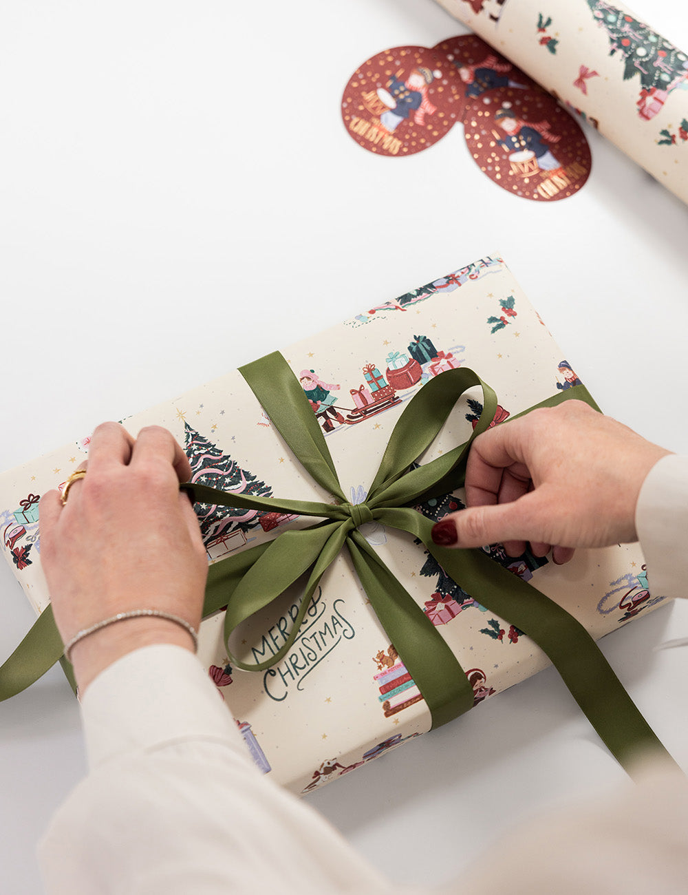 Olive Luxury Satin Ribbon