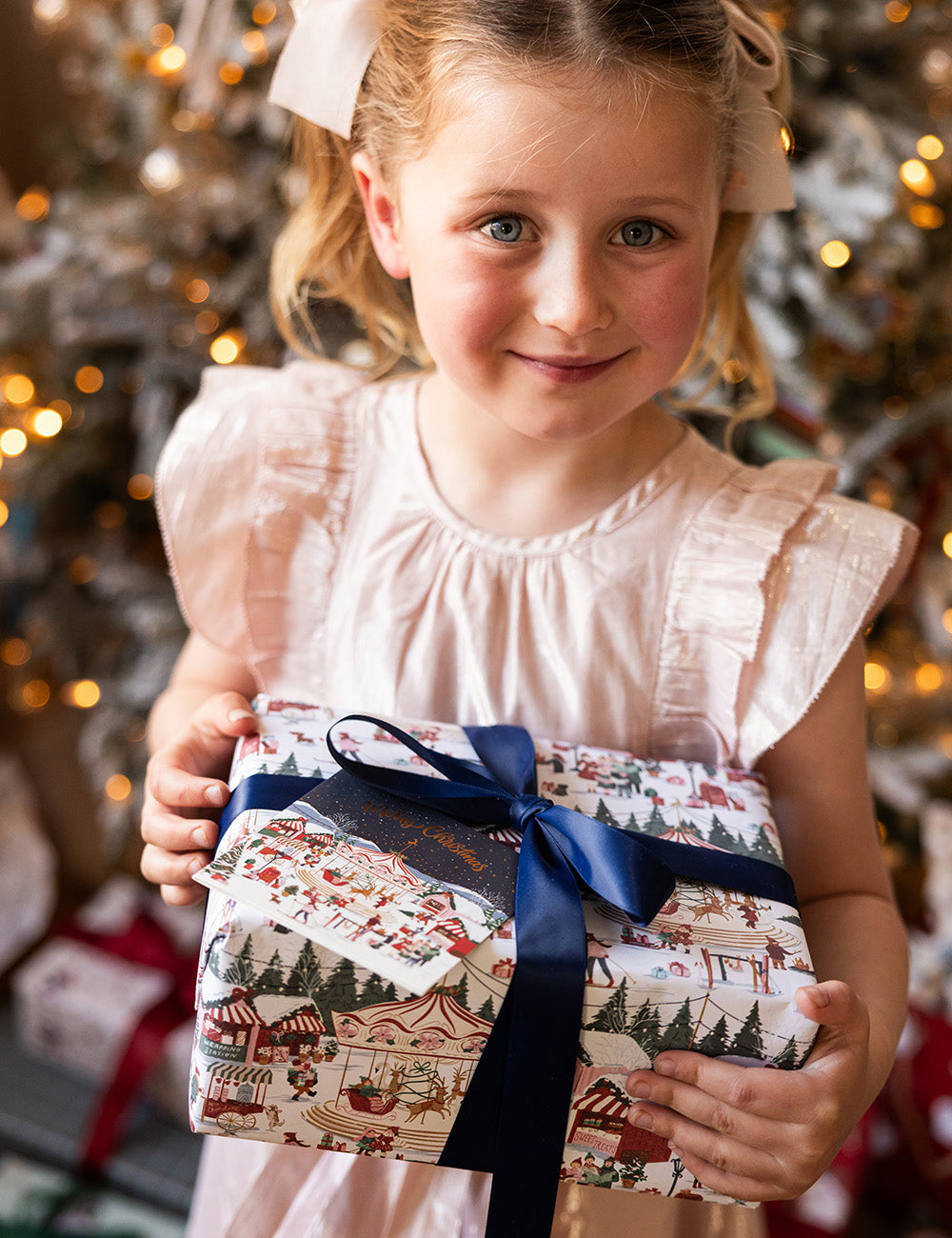Navy Luxury Satin Ribbon