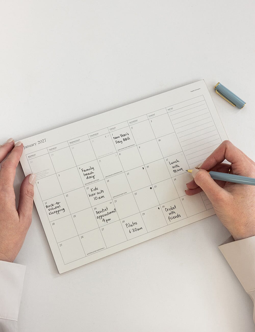 2027 Monthly Fridge Magnetic Calendar