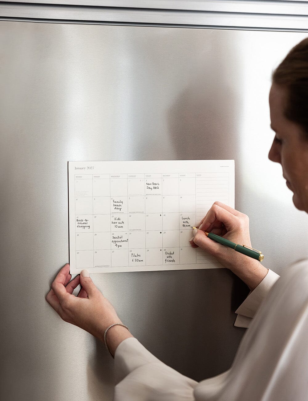 2027 Monthly Fridge Magnetic Calendar
