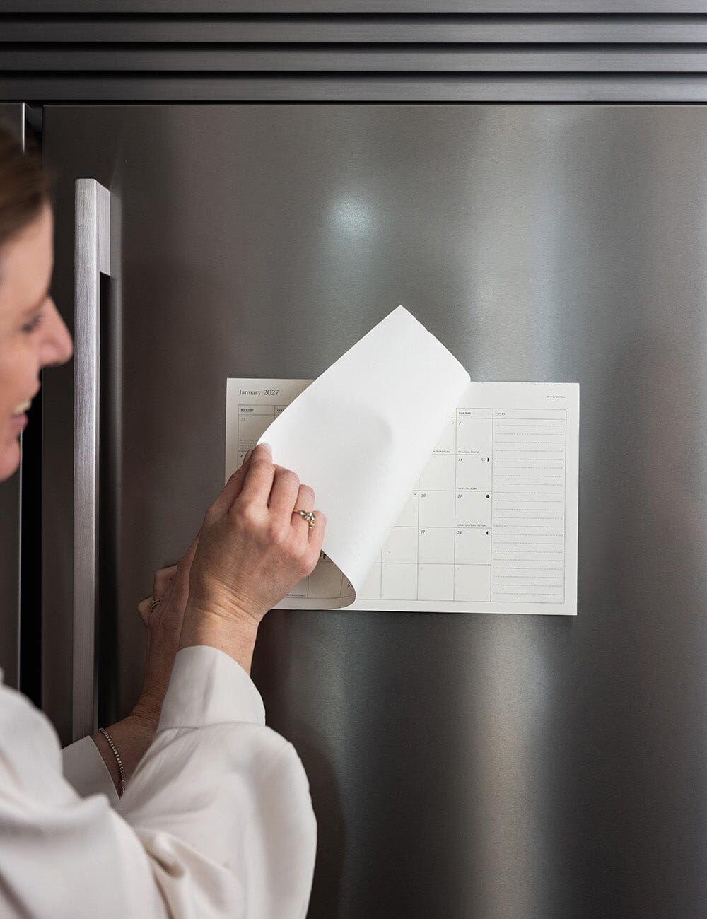2027 Monthly Fridge Magnetic Calendar Calendars Bespoke Letterpress 