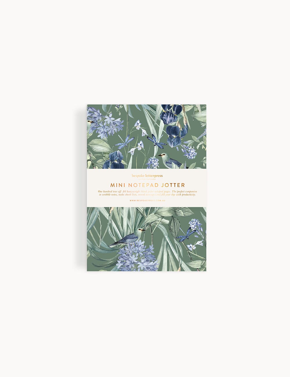 Indigo Haven Notepad Mini Jotter Jotters Bespoke Letterpress 