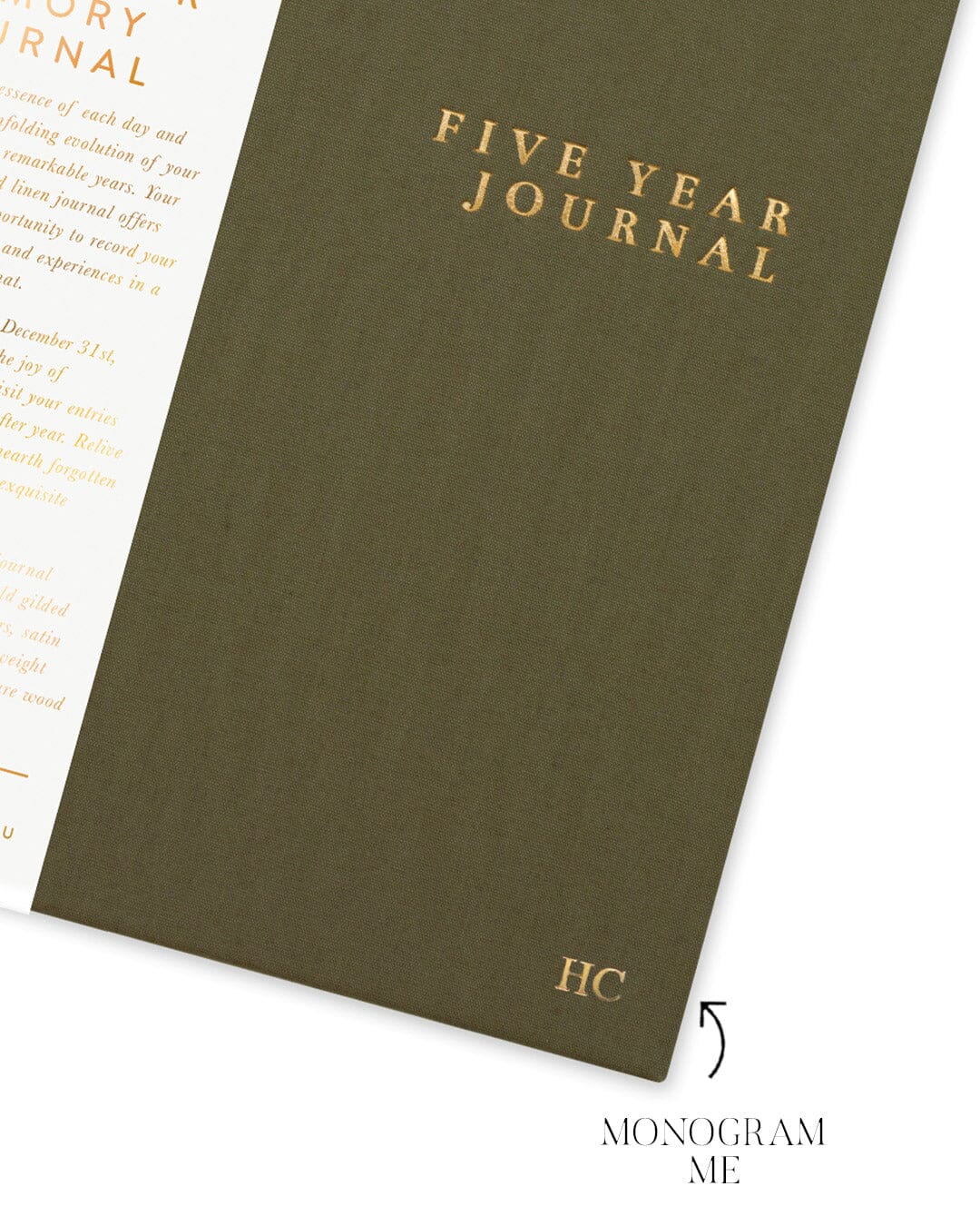 Olive 5 Year Journal