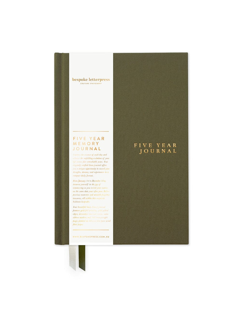 Olive 5 Year Journal