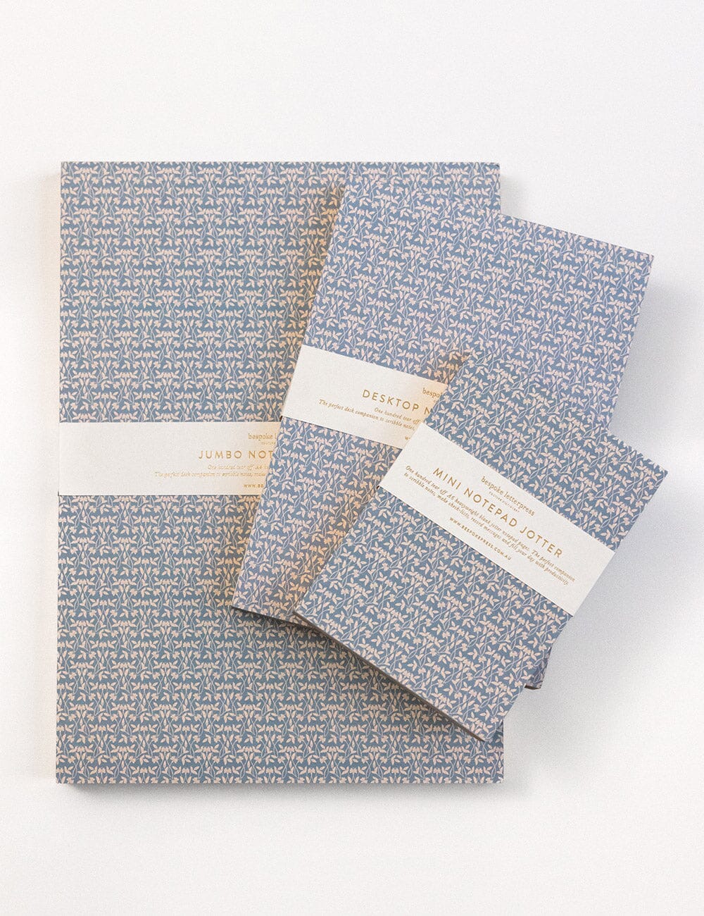 Frost Bramble Notepad Mini Jotter Jotters Bespoke Letterpress 
