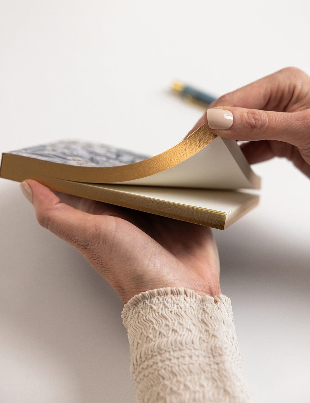 Ivory Garden Notepad Mini Jotter Jotters Bespoke Letterpress 