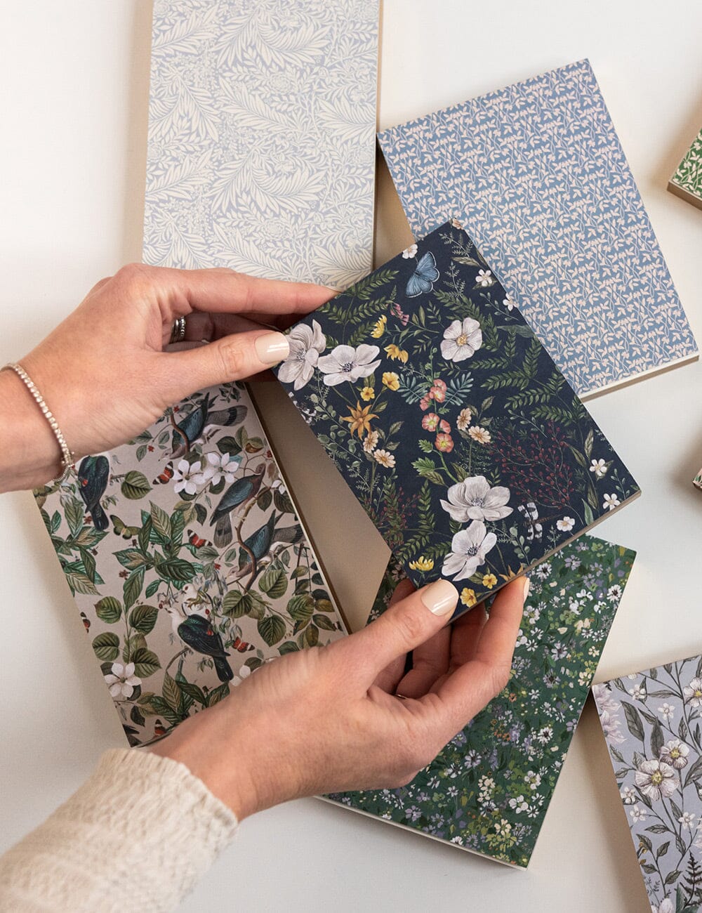 Dusk in Bloom Notepad Mini Jotter Jotters Bespoke Letterpress 