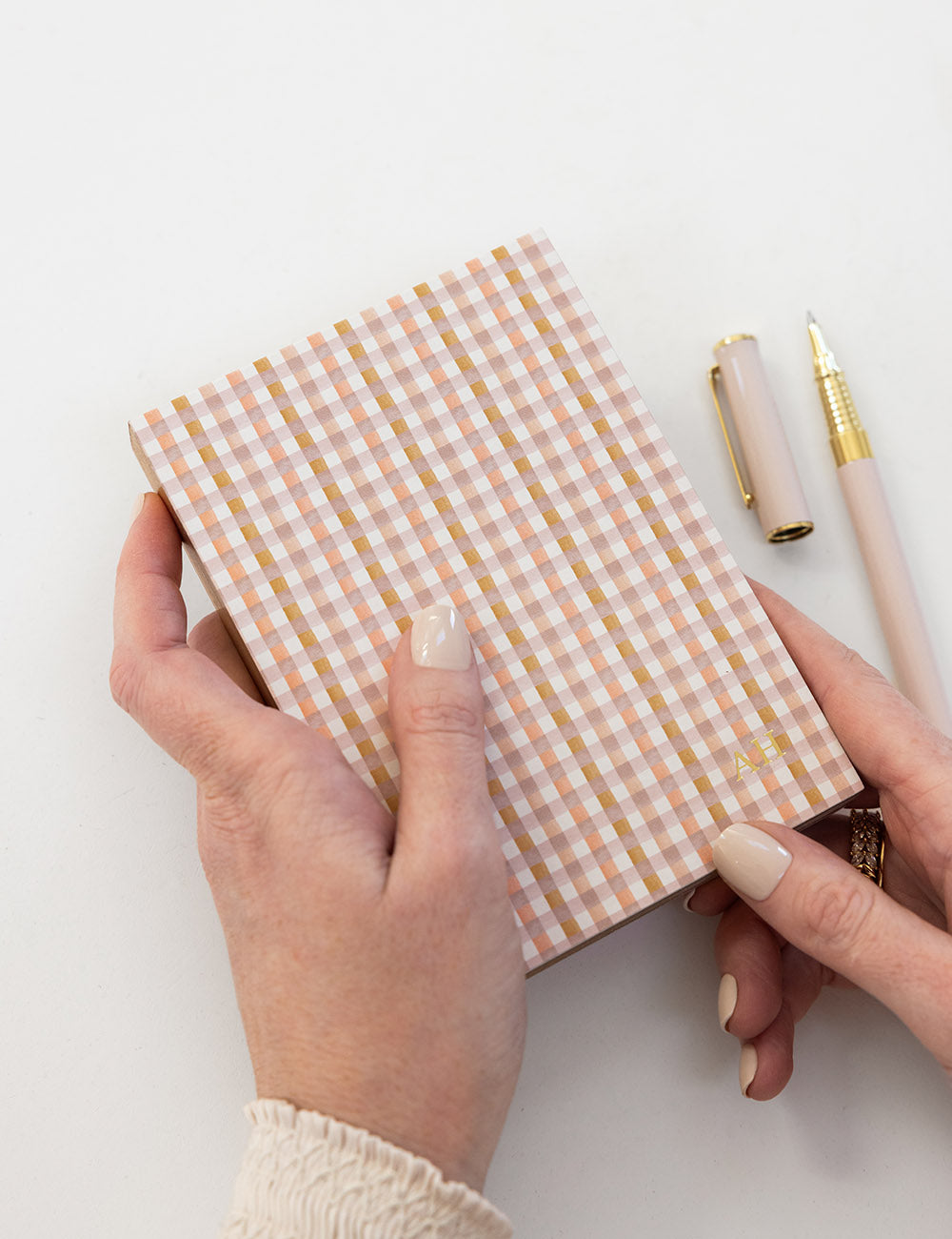 Mini Primrose Gingham Jotter