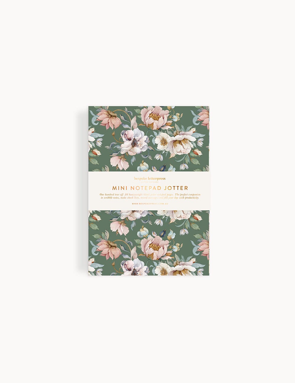 Mini Ashbourne Garden Jotter Jotters Bespoke Letterpress 