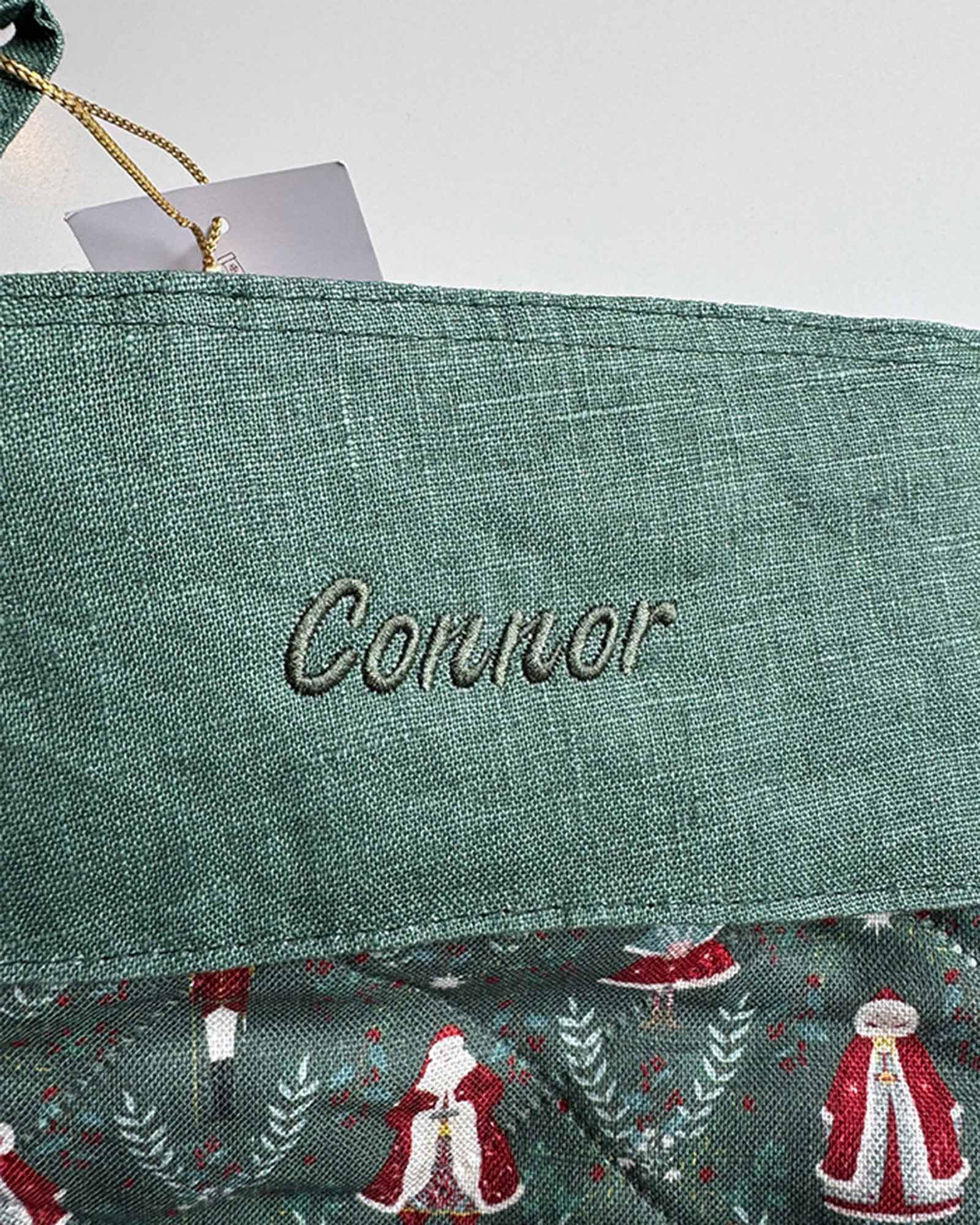 SECONDS - Mr & Mrs Claus Christmas Stocking - Connor