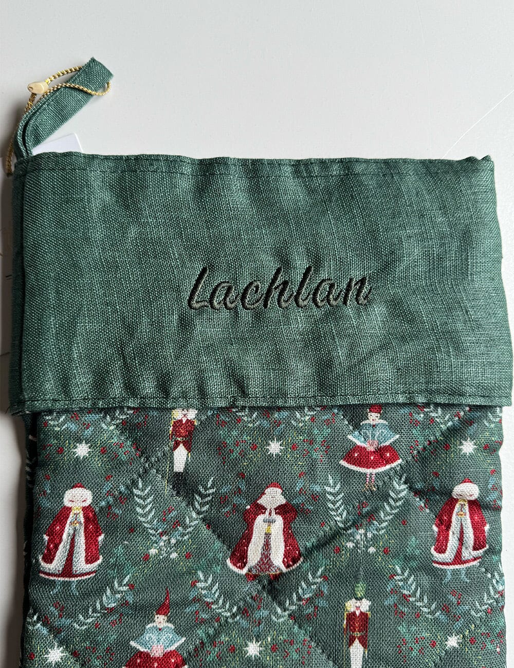 SECONDS - Mr & Mrs Claus Christmas Stocking - Lachlan