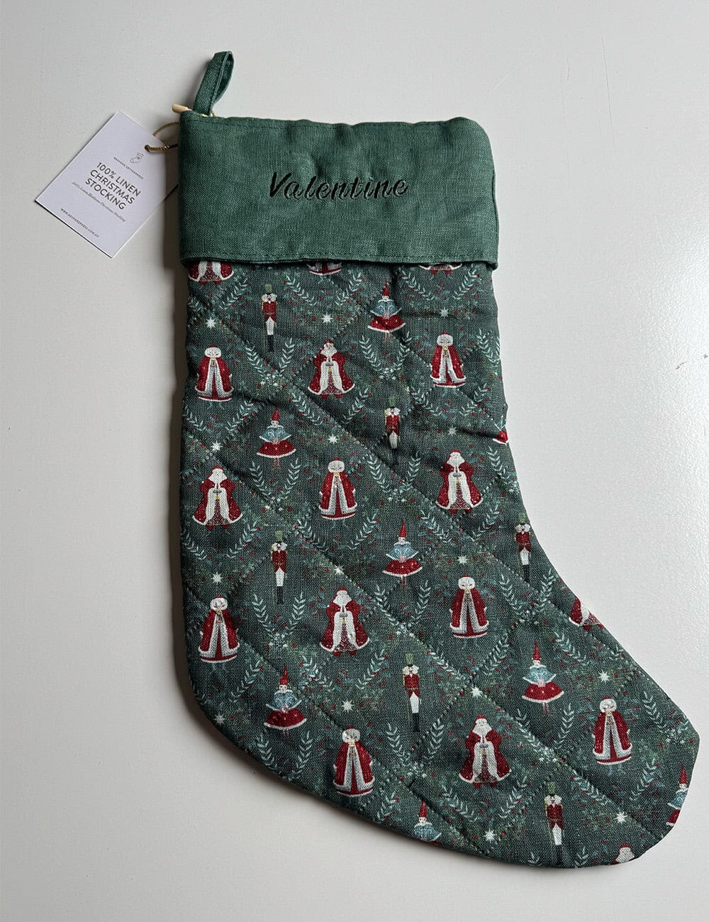 SECONDS - Mr & Mrs Claus Christmas Stocking - Valentine