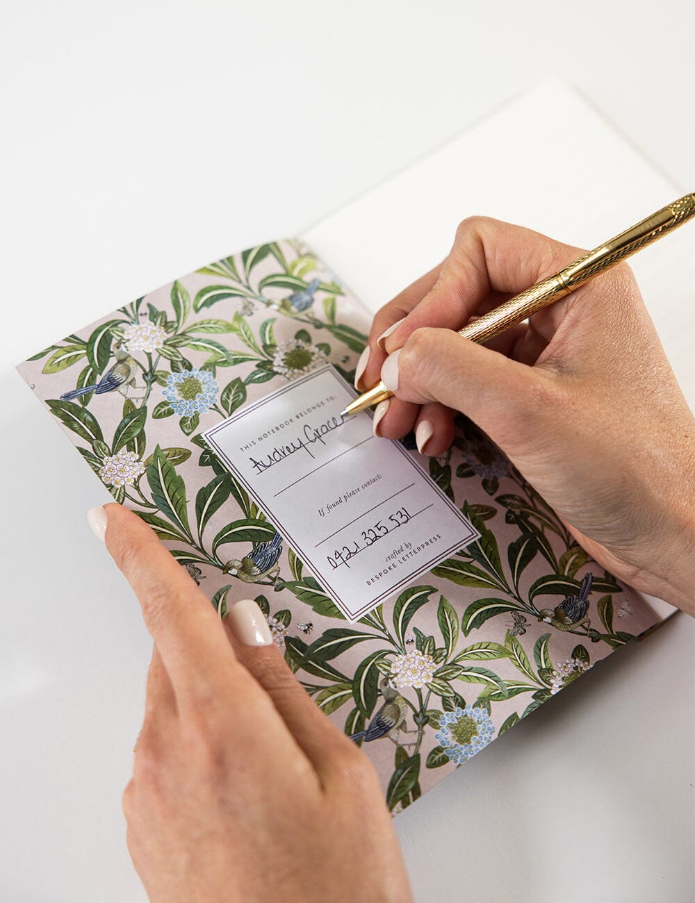 Pocket Notebook - Summer Garden (Lined) Notebooks Bespoke Letterpress 