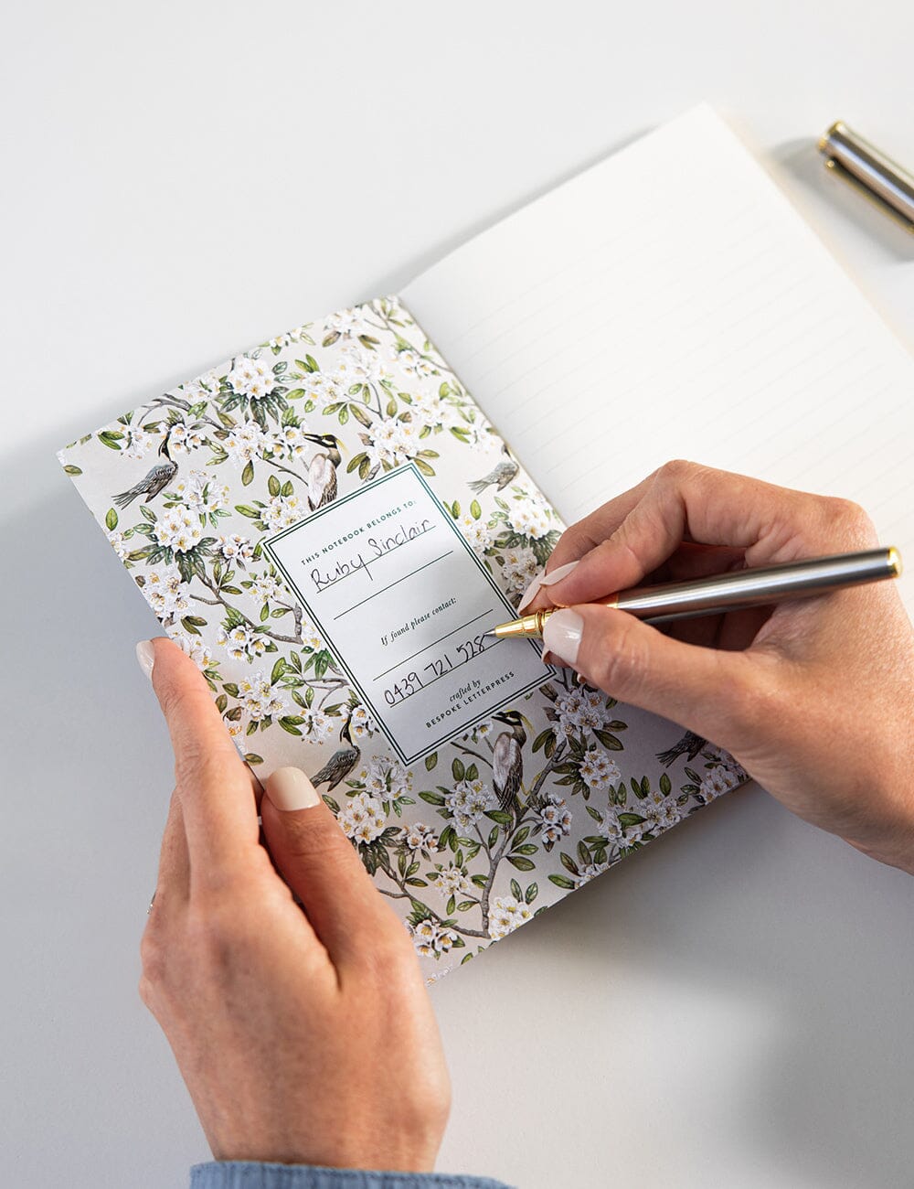 Pocket Notebook - Victoria (Lined) Notebooks Bespoke Letterpress 