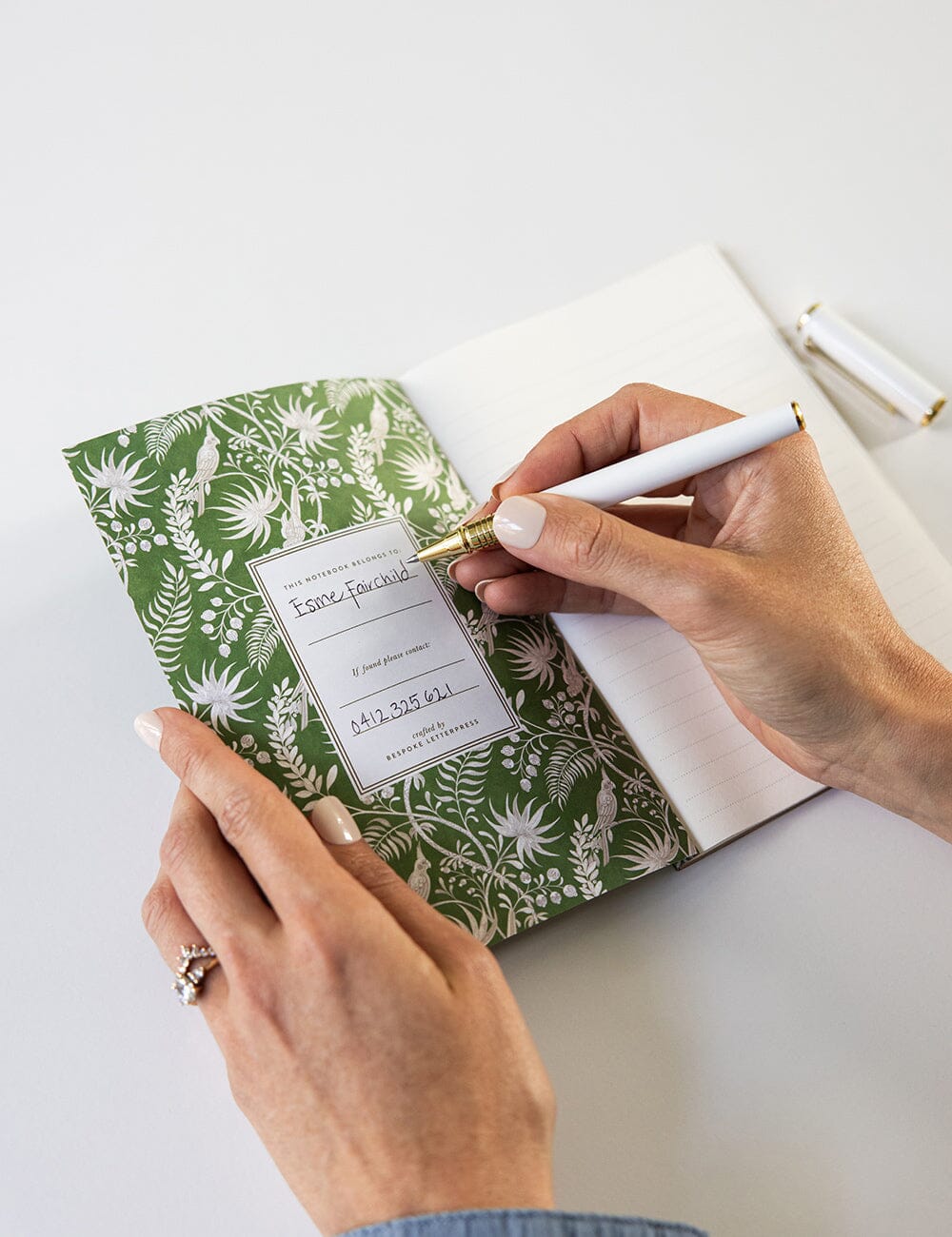 Pocket Notebook - Jardin Tropical (Lined) Notebooks Bespoke Letterpress 