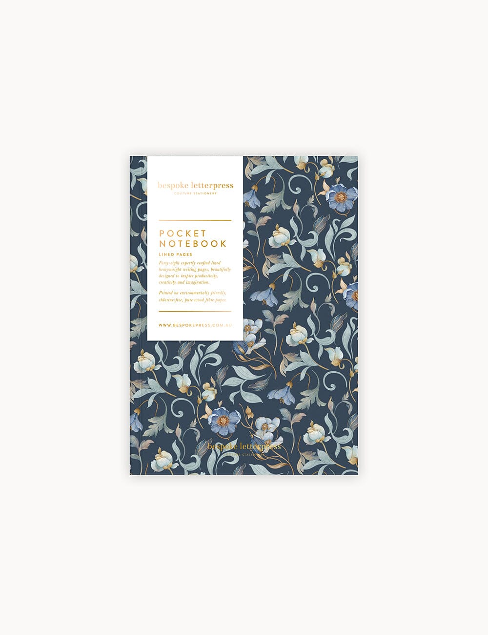 Pocket Notebook - Somerset Estate Notebooks Bespoke Letterpress 
