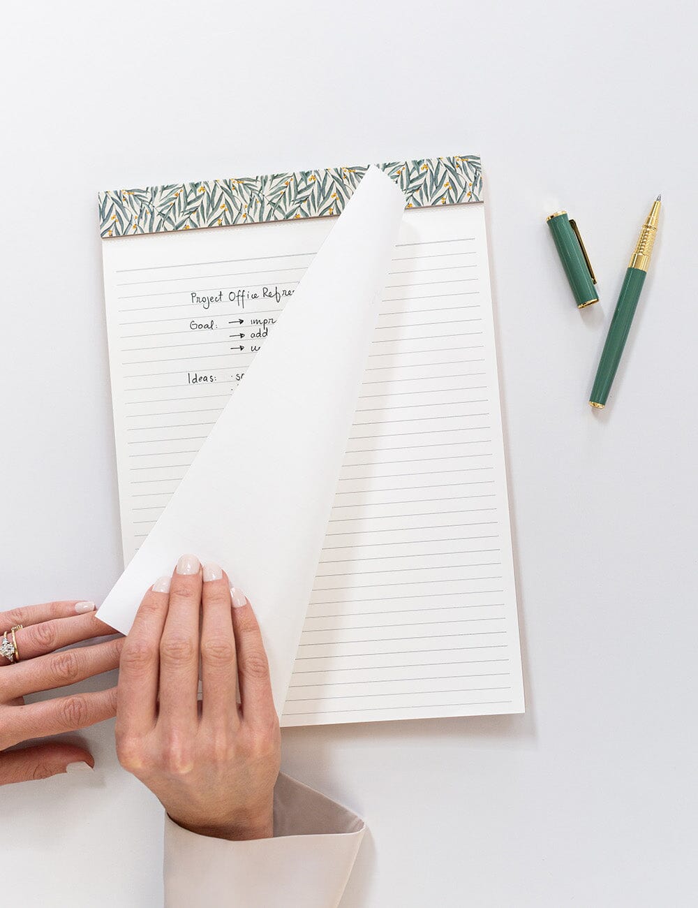 A4 Notepad Lined - Golden Wattle