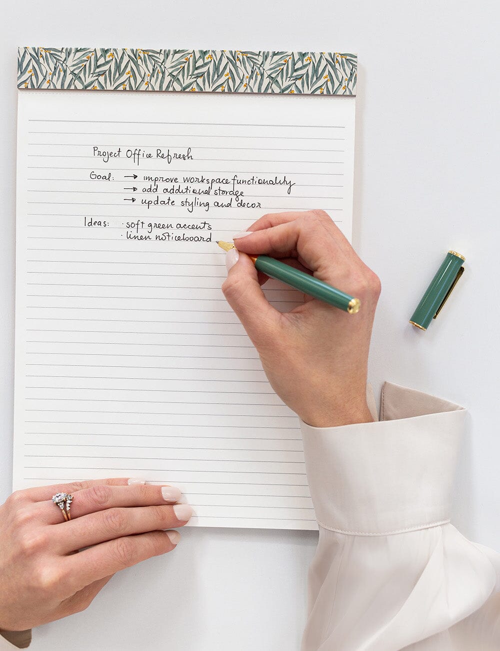 A4 Notepad Lined - Golden Wattle