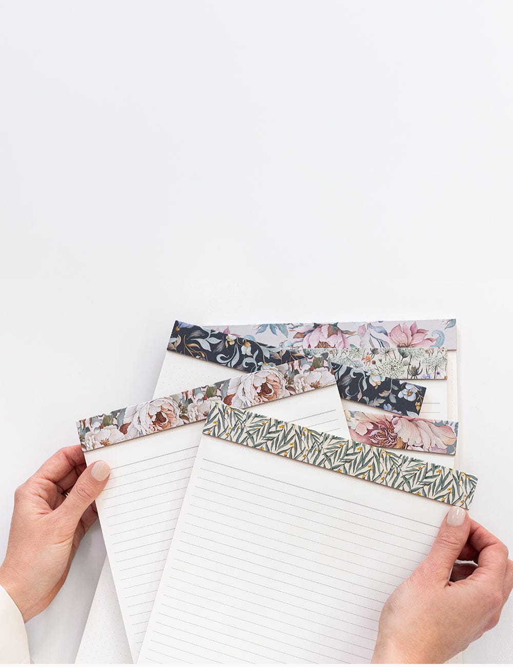 A4 Notepad Grid - Regency Blooms