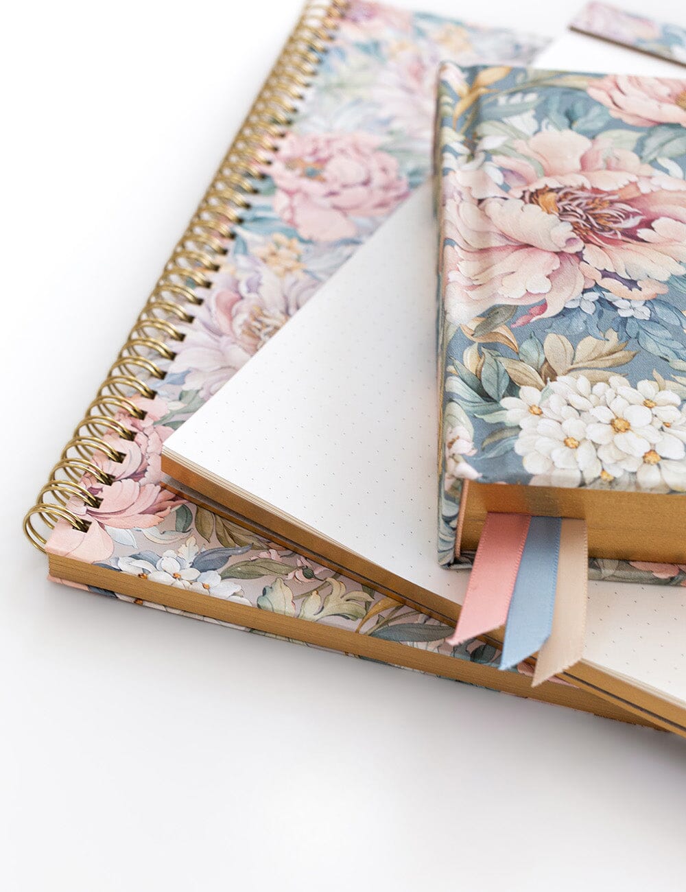 A4 Notepad Grid - Regency Blooms