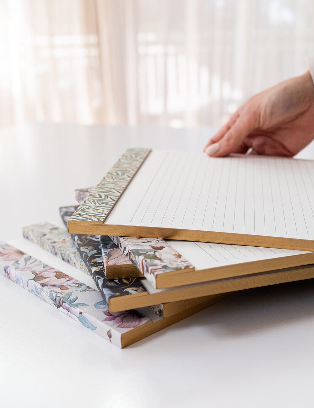 A4 Notepad Grid - Ashbourne Garden