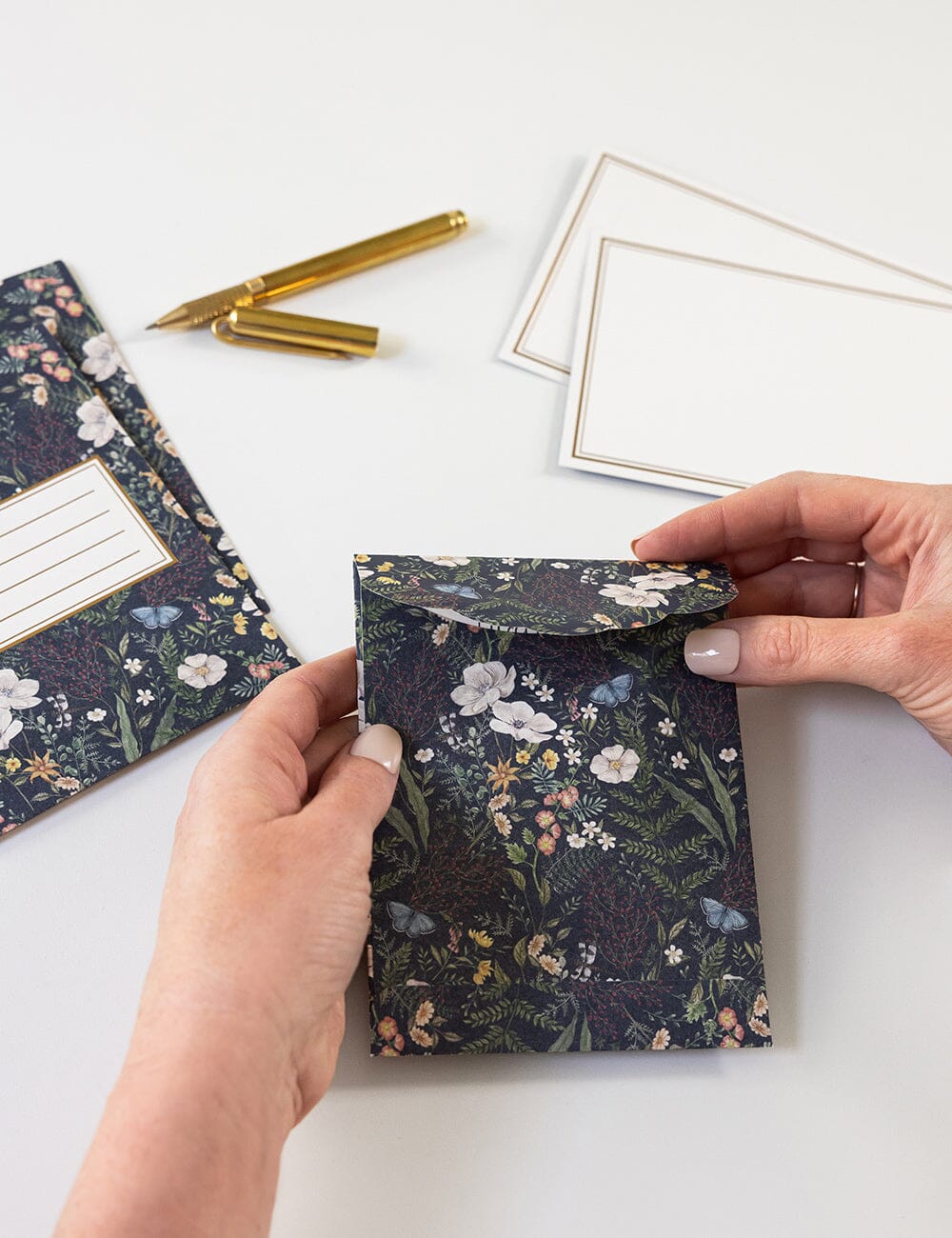 Dusk In Bloom 4pk Notecard Set
