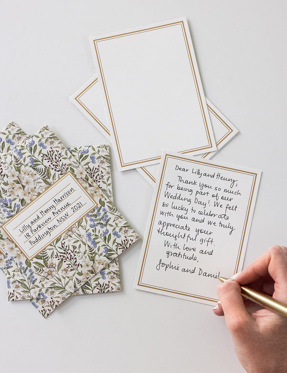 Forget Me Not 4pk Notecard Set