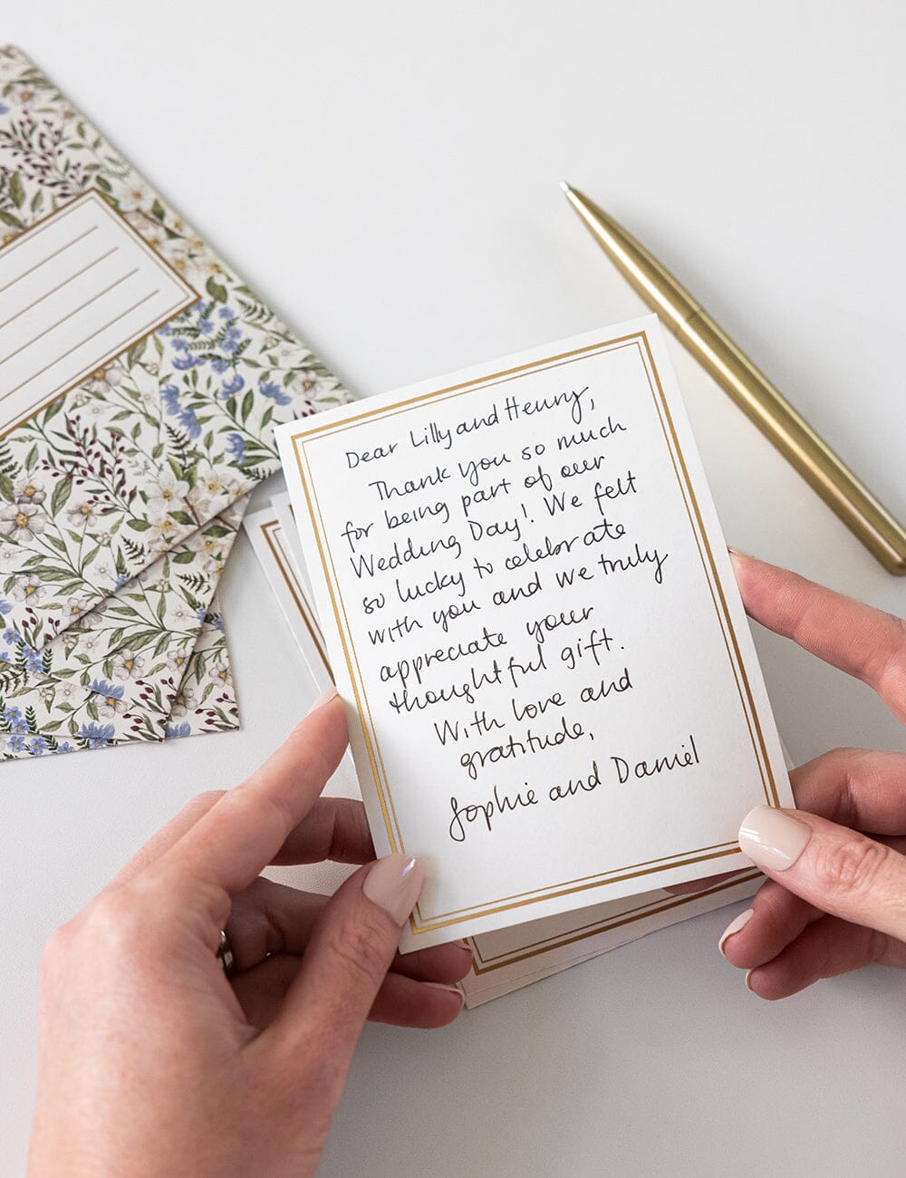 Forget Me Not 4pk Notecard Set