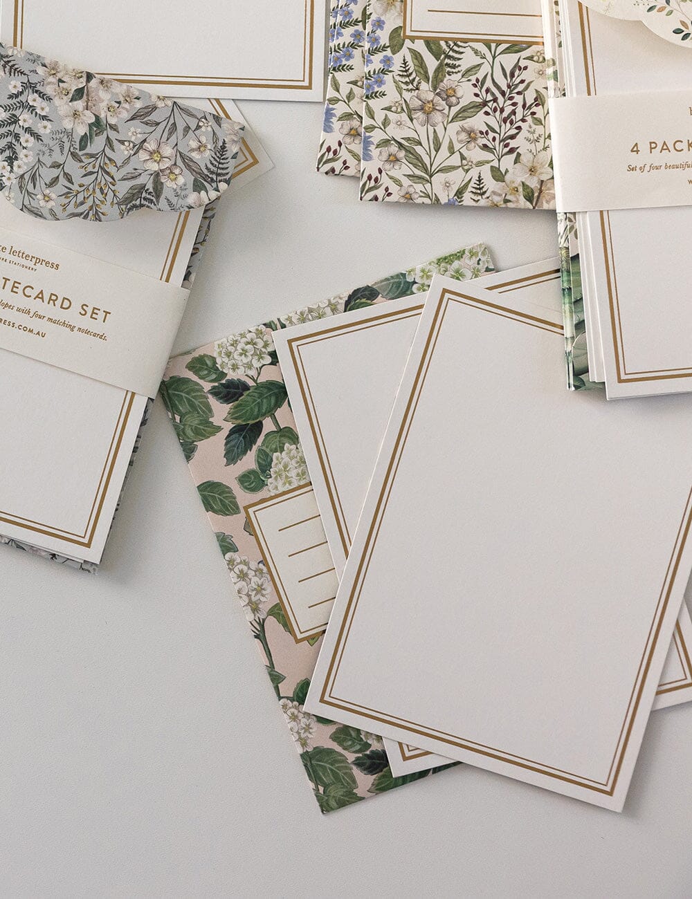 Hydrangea 4pk Notecard Set