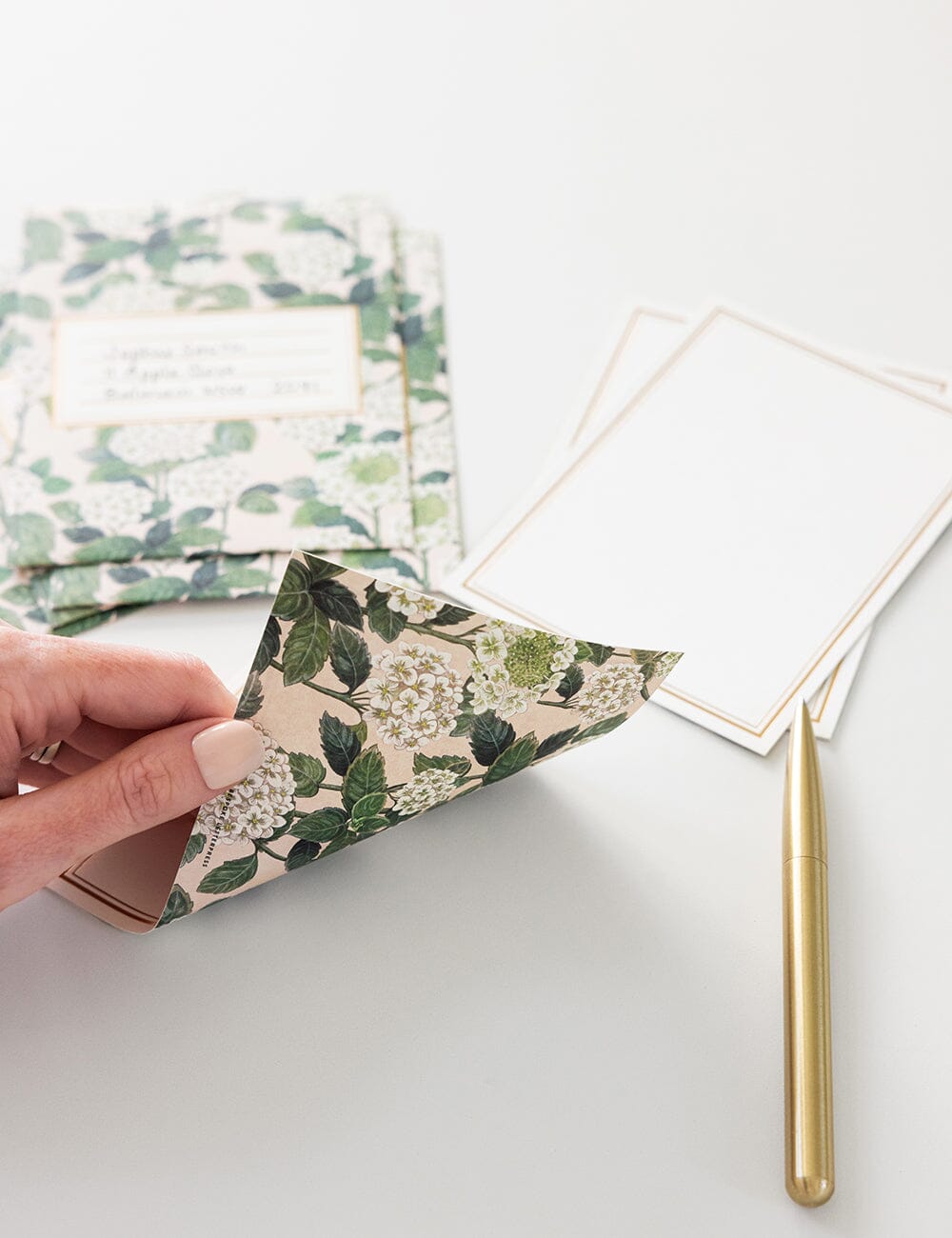 Hydrangea 4pk Notecard Set