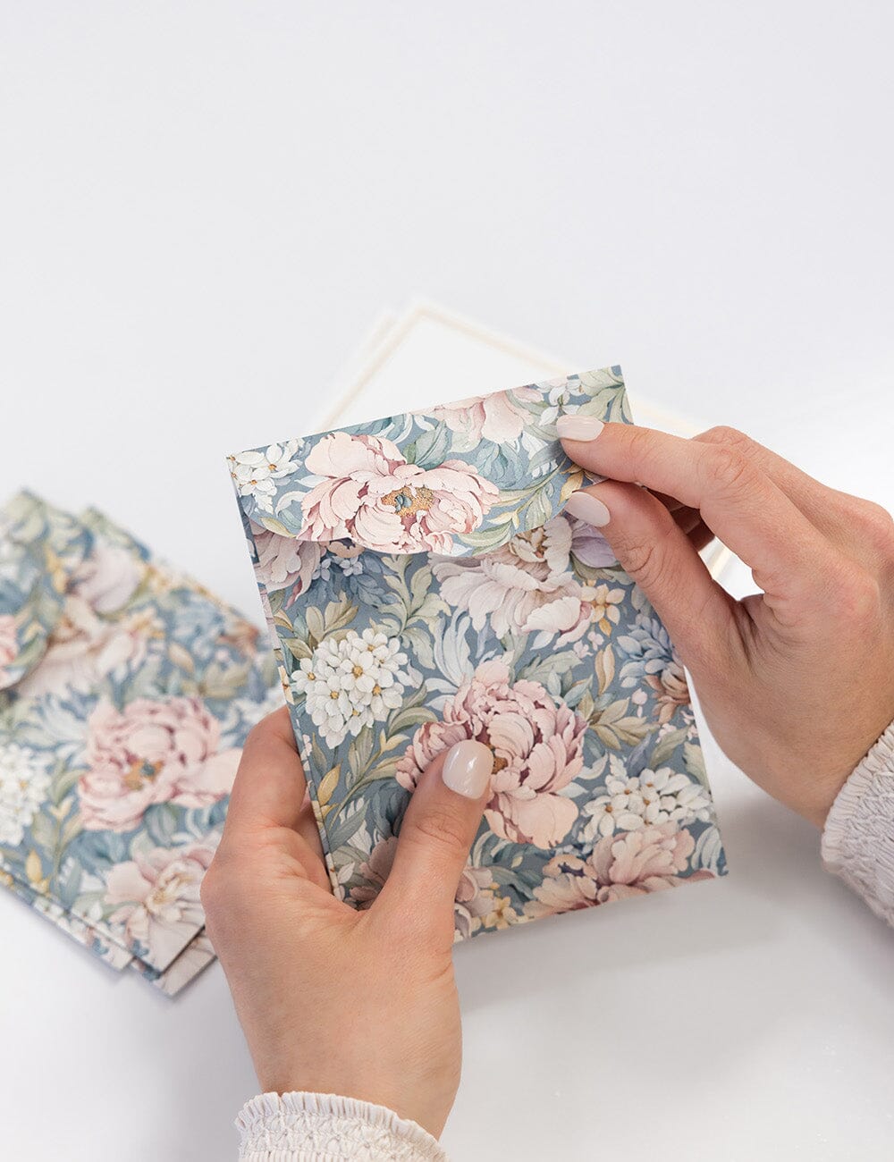 Regency Blooms 4pk Notecard Set