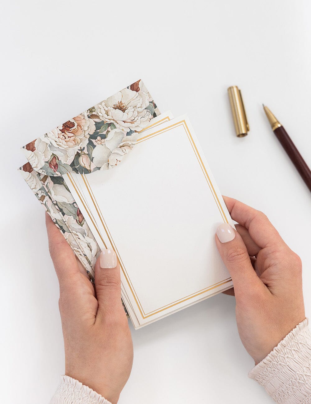 Heritage Roses 4pk Notecard Set