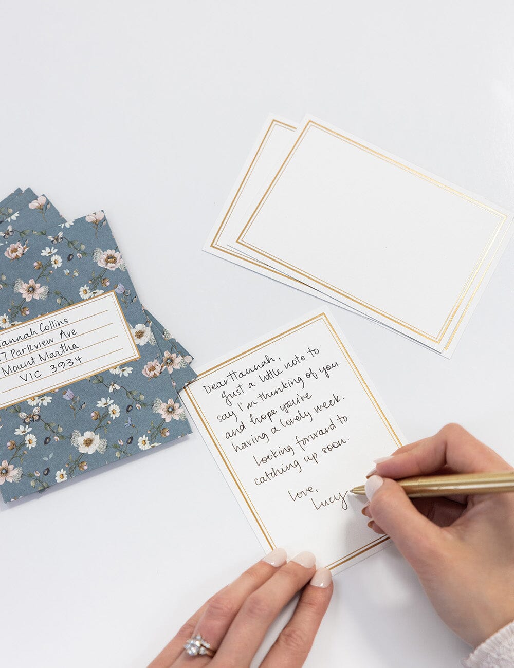 Spring Soiree 4pk Notecard Set