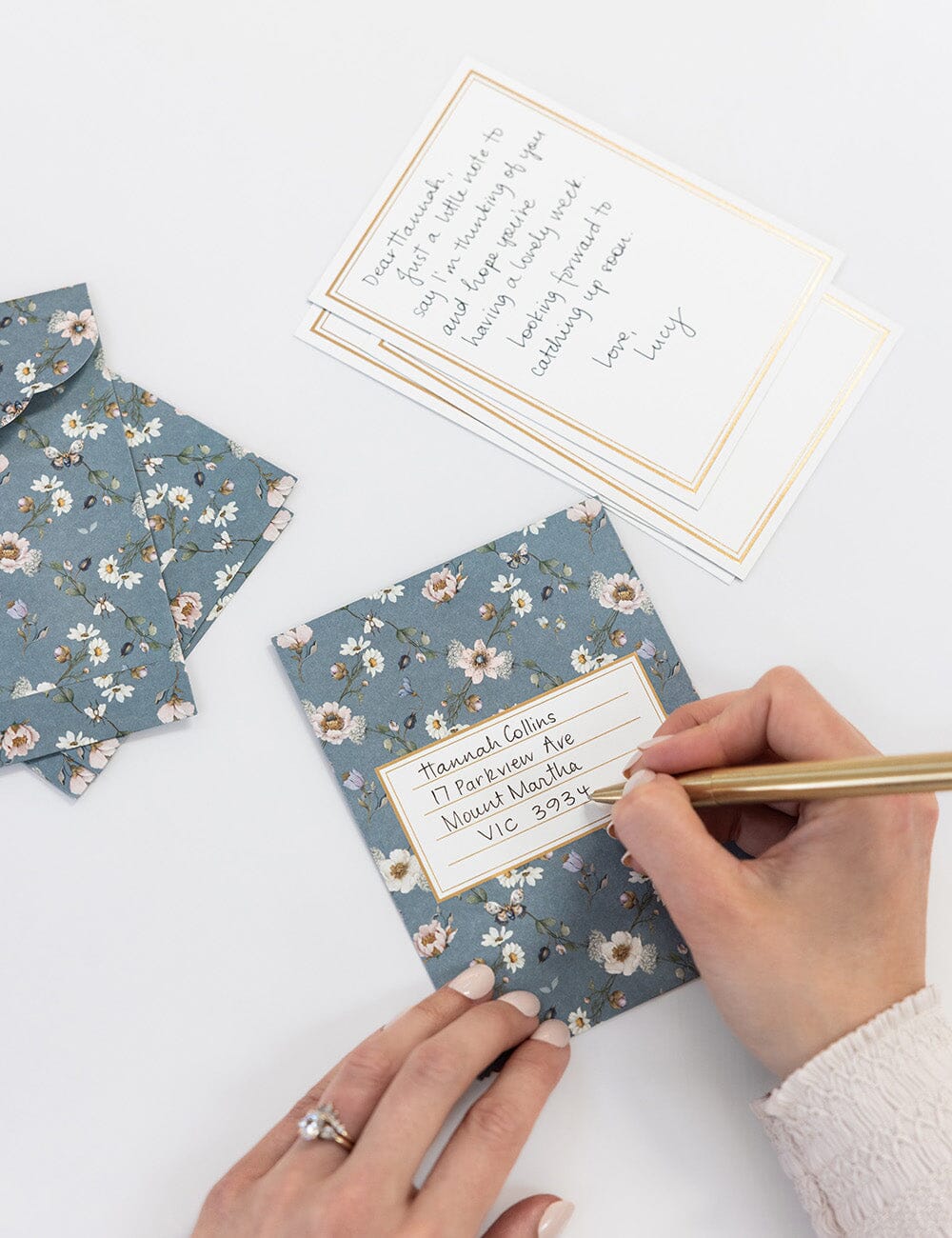 Spring Soiree 4pk Notecard Set