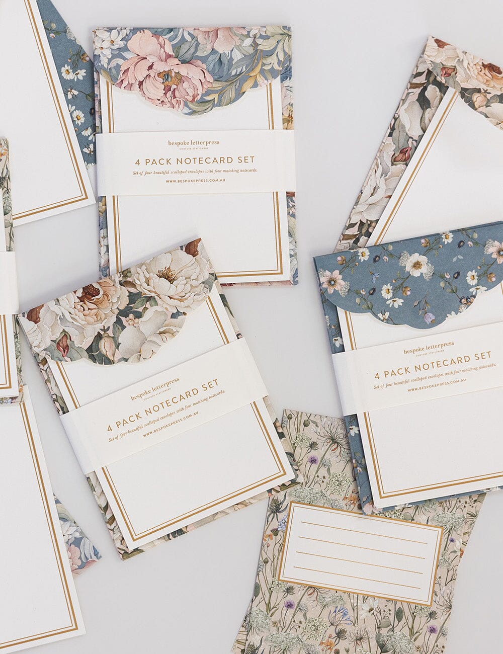Spring Soiree 4pk Notecard Set