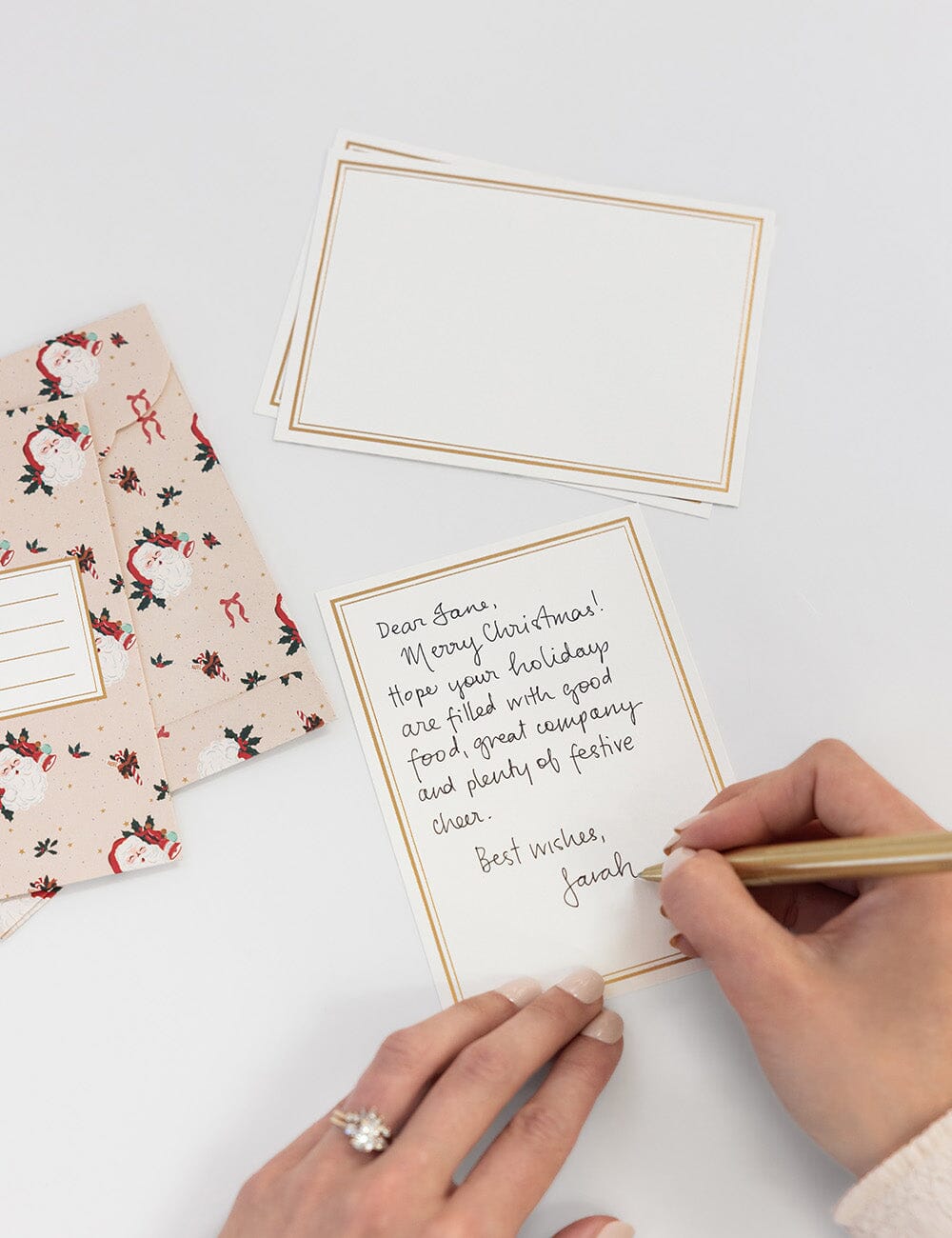 Jingle Bells 4pk Notecard Set