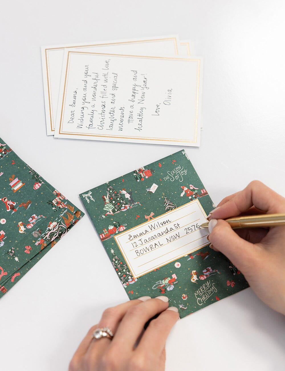 Season of Joy 4pk Notecard Set