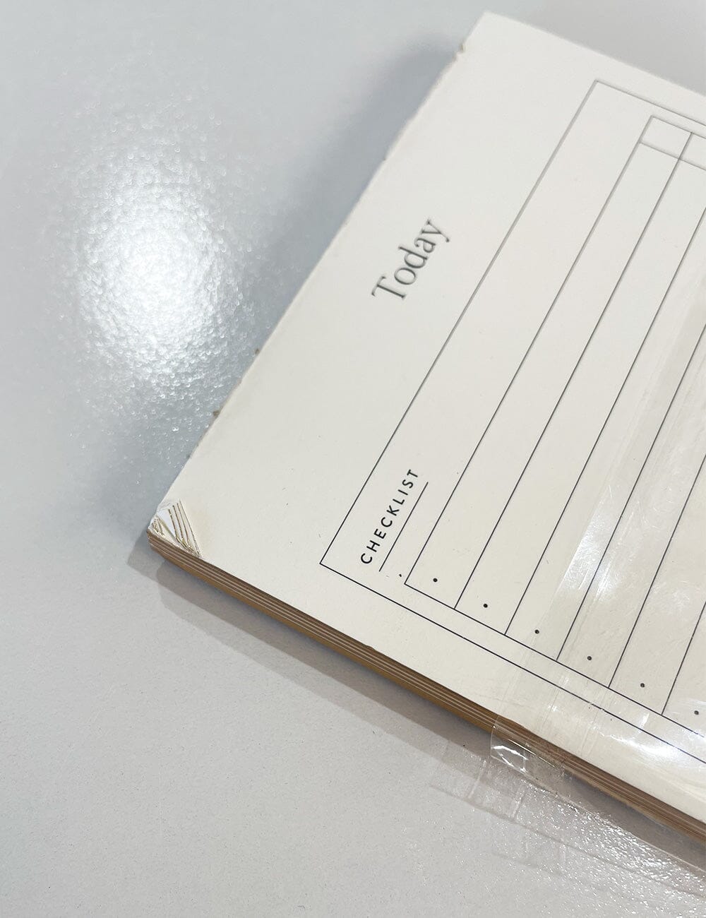 WAREHOUSE SALE - Daily Agenda Fridge Notepad (Seconds) Notebooks Bespoke Letterpress 