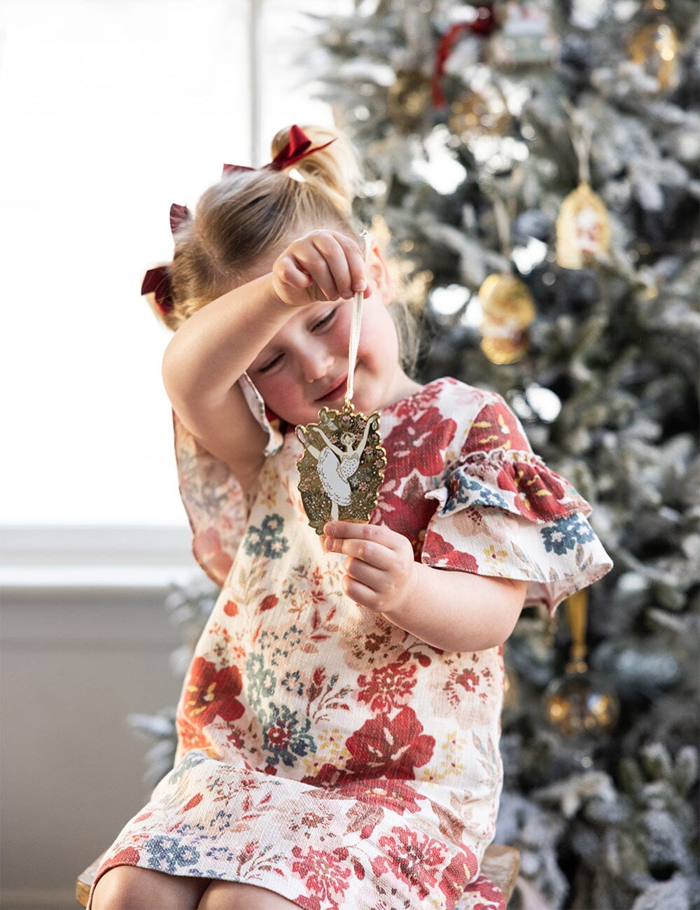 Fine Enamel Christmas Ornament - Ballerina