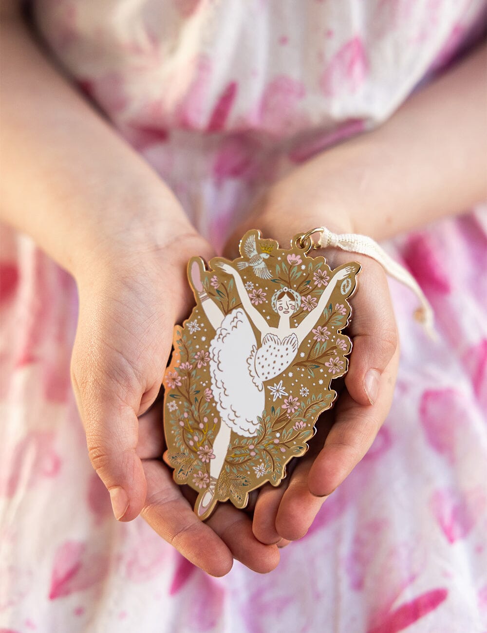 Fine Enamel Christmas Ornament - Ballerina