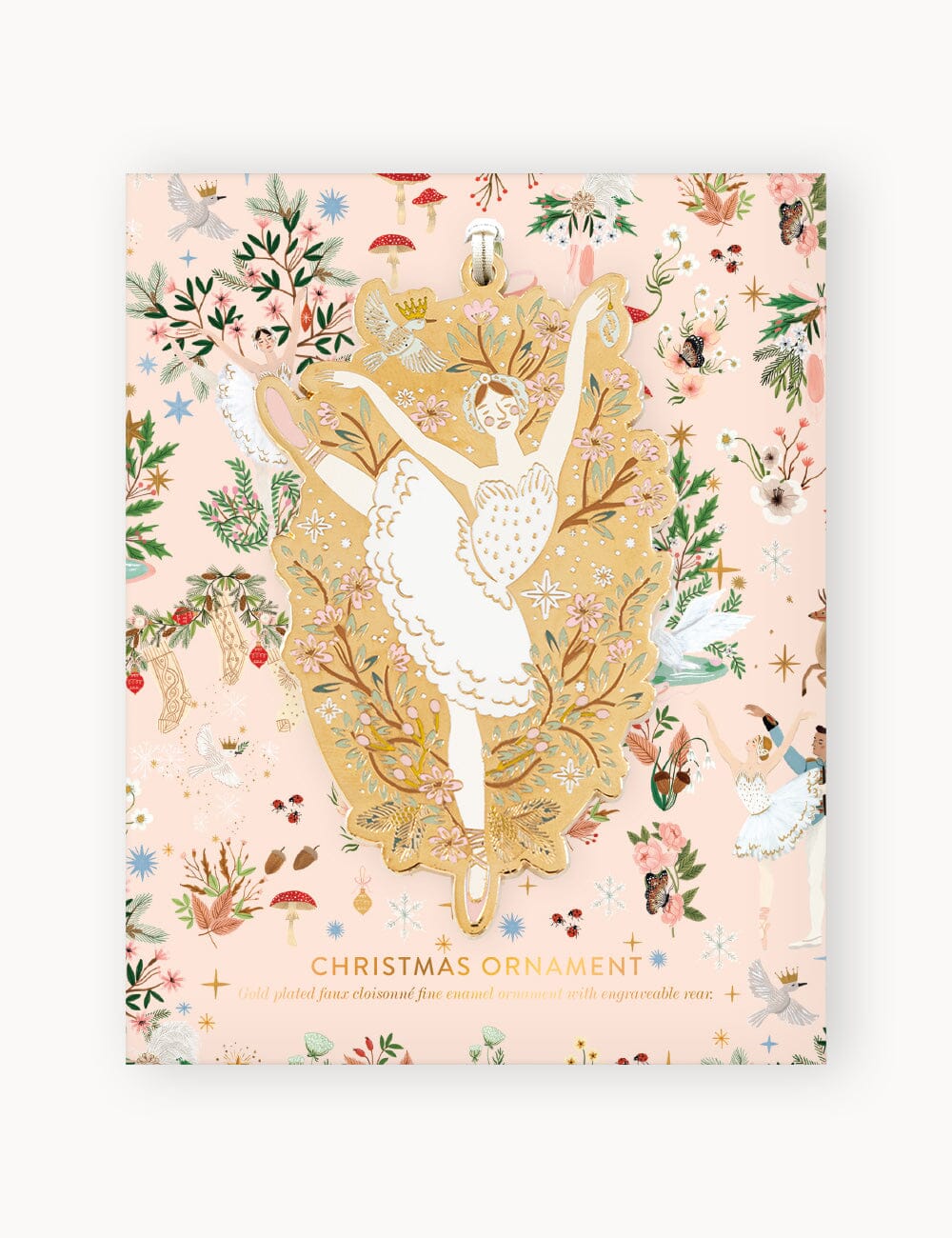 Fine Enamel Christmas Ornament - Ballerina