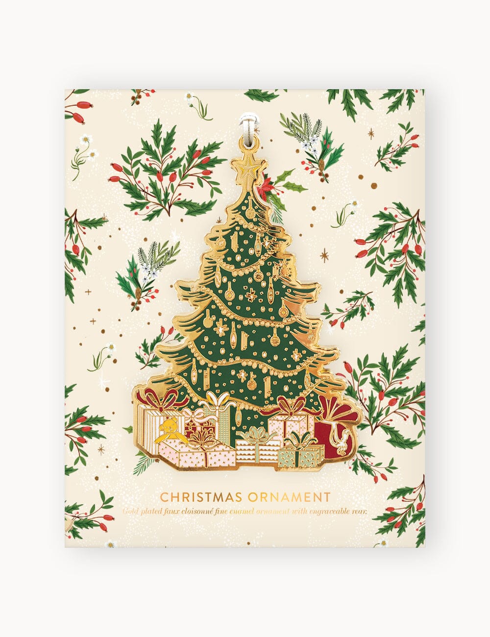 Fine Enamel Christmas Ornament - Christmas Tree