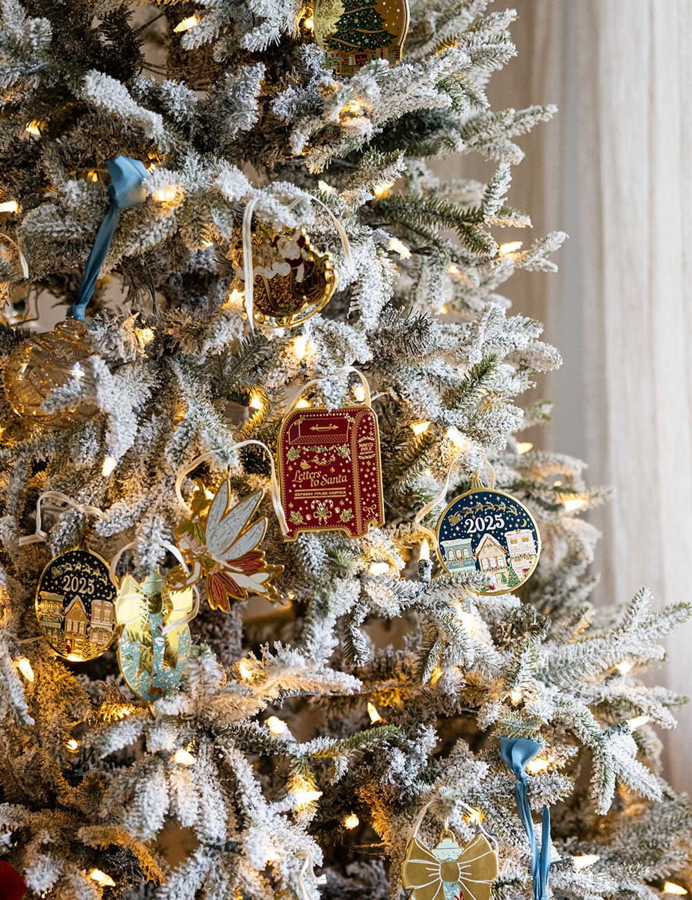 2025 Christmas Village Enamel Ornament