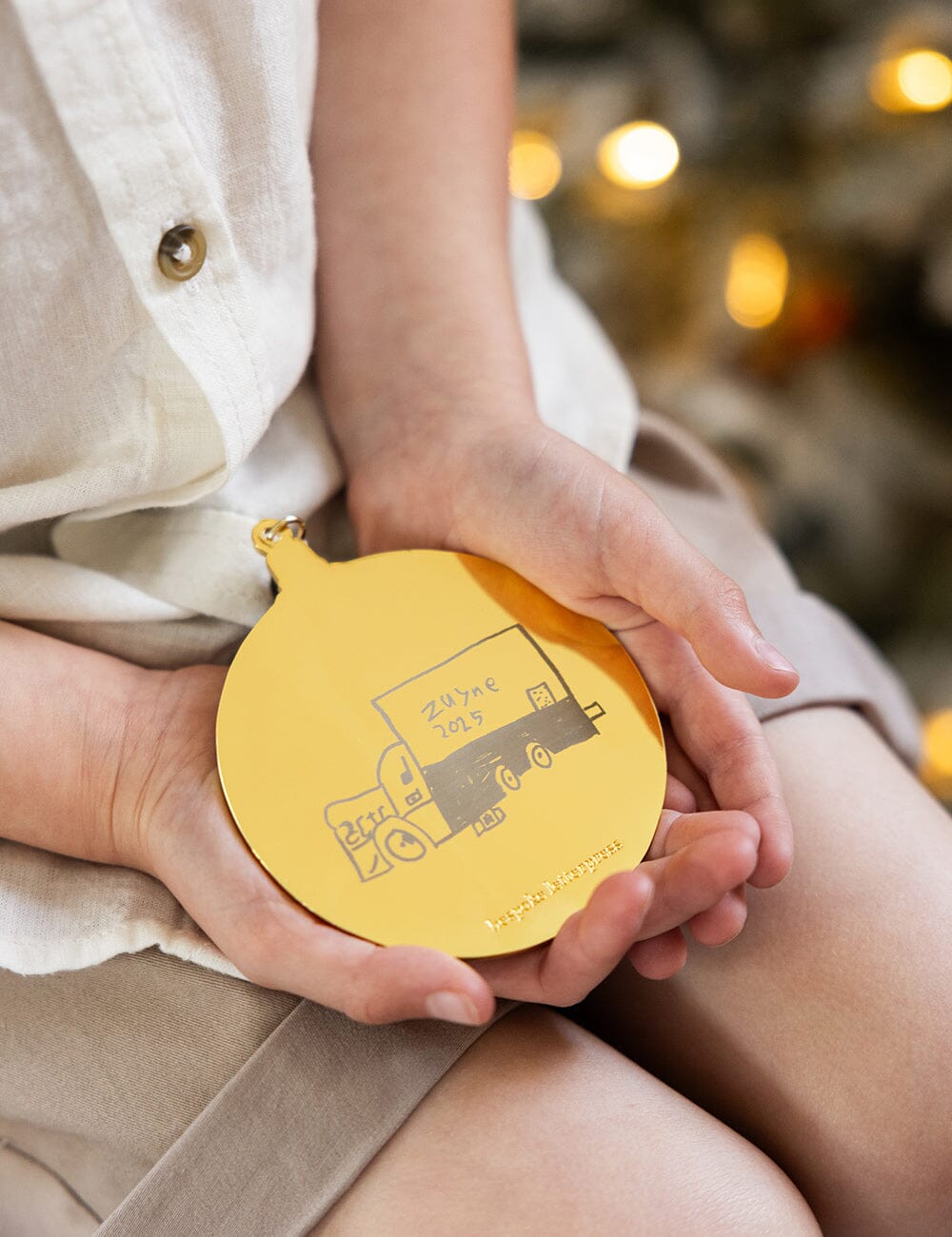 2025 Christmas Village Enamel Ornament