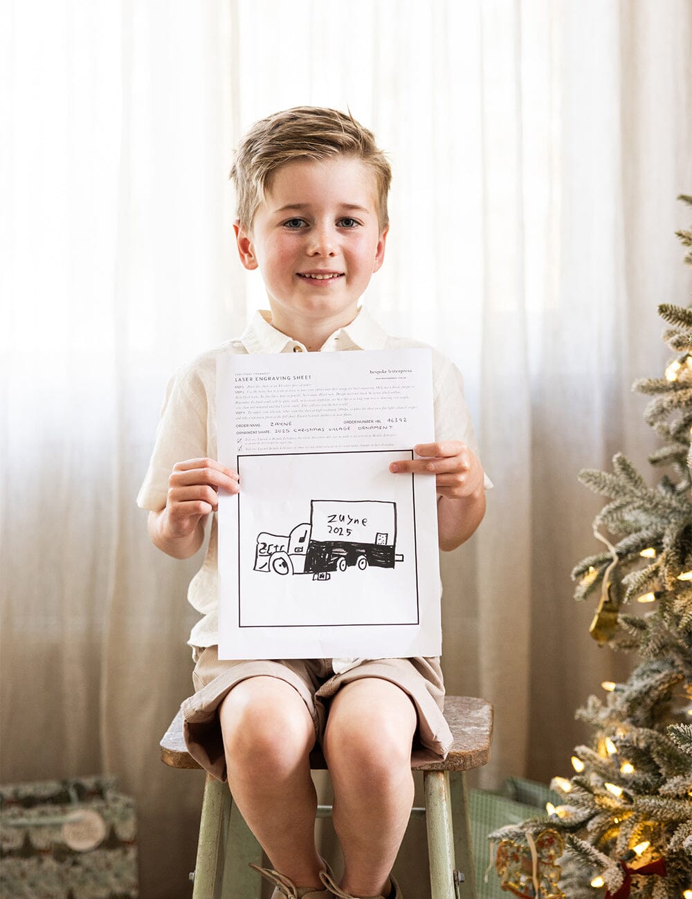 2025 Christmas Village Enamel Ornament