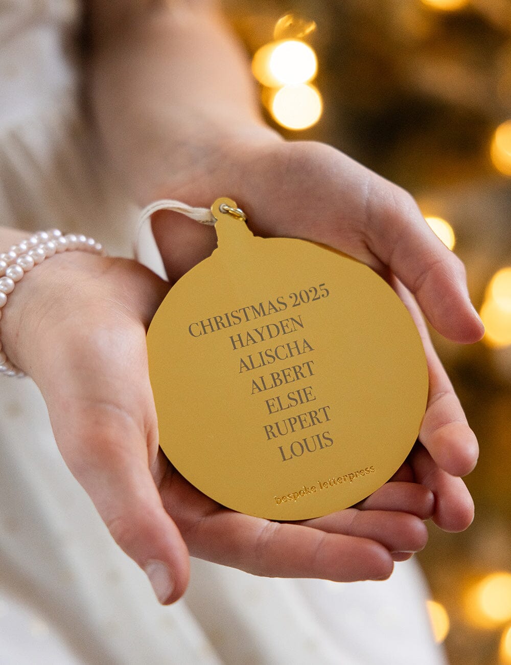 2025 Christmas Village Enamel Ornament