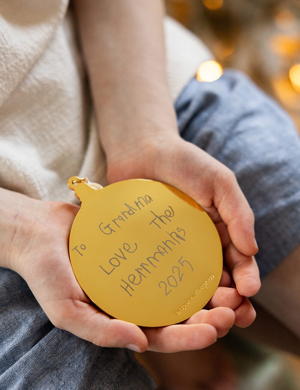 2025 Christmas Village Enamel Ornament