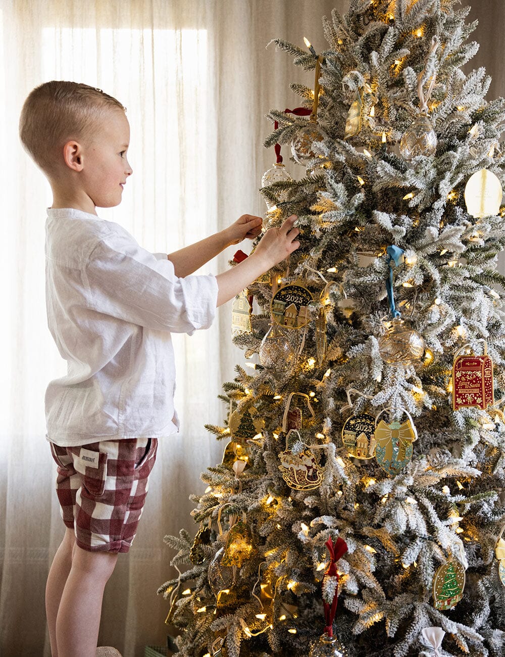 Merry Christmas Bell Enamel Ornament