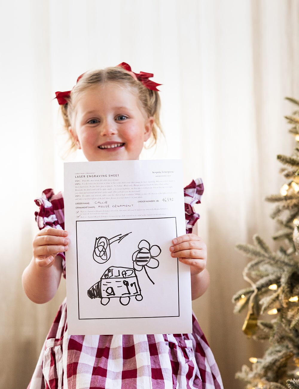 House Enamel Ornament