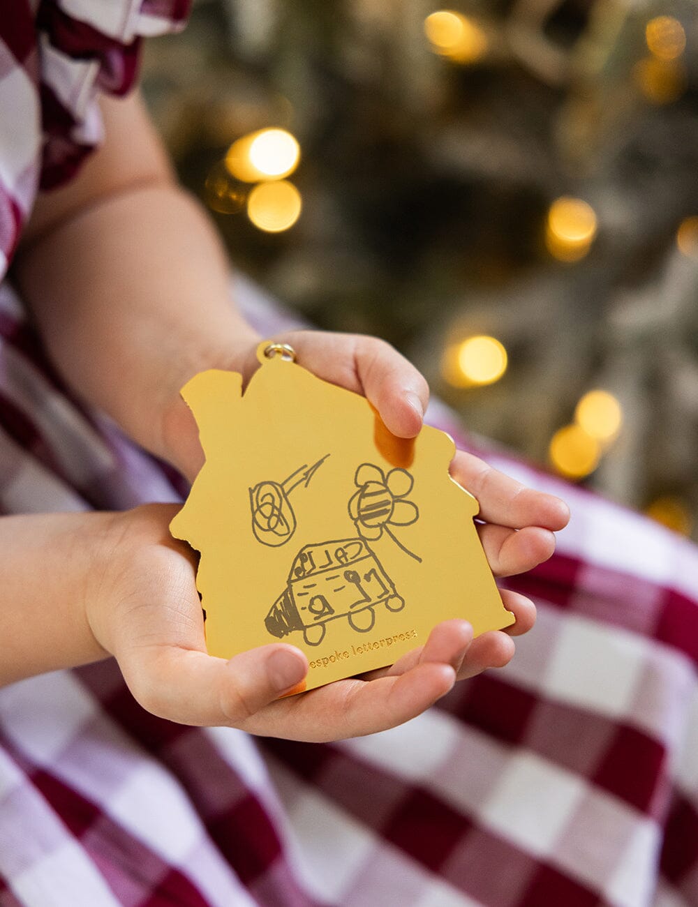 House Enamel Ornament